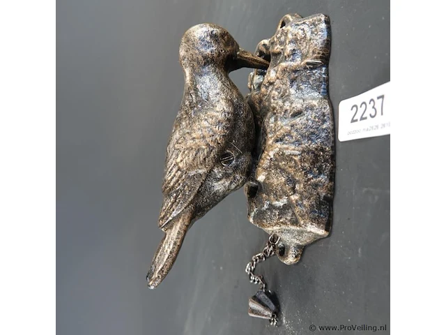 Vogel als deurklopper - afbeelding 1 van  5