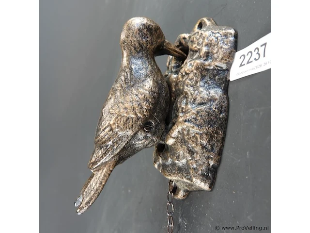 Vogel als deurklopper - afbeelding 3 van  5