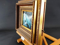 Vogel in klassieke lijst - afbeelding 4 van  5