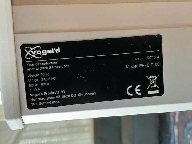 Vogel’s pffe 7106 verrijdbaar tv-standaard - afbeelding 5 van  5
