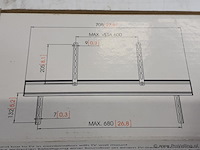 Vogel's universal sound bar mount - afbeelding 3 van  5