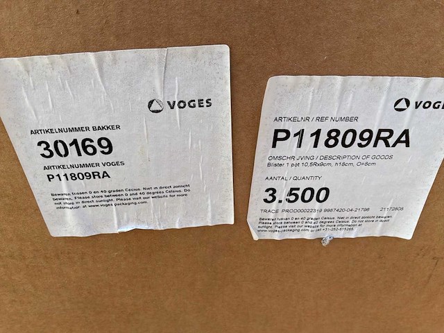 Voges p11809ra potblister (3500x) - afbeelding 3 van  3