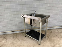 Vogue - rvs spoelbak met mengkraan en onderschap - afbeelding 5 van  5