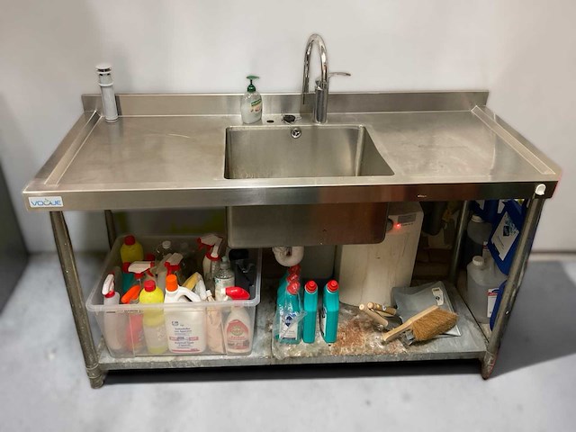 Vogue rvs spoeltafel met onderschap - afbeelding 1 van  6