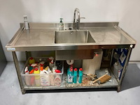 Vogue rvs spoeltafel met onderschap