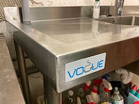 Vogue rvs spoeltafel met onderschap - afbeelding 2 van  6