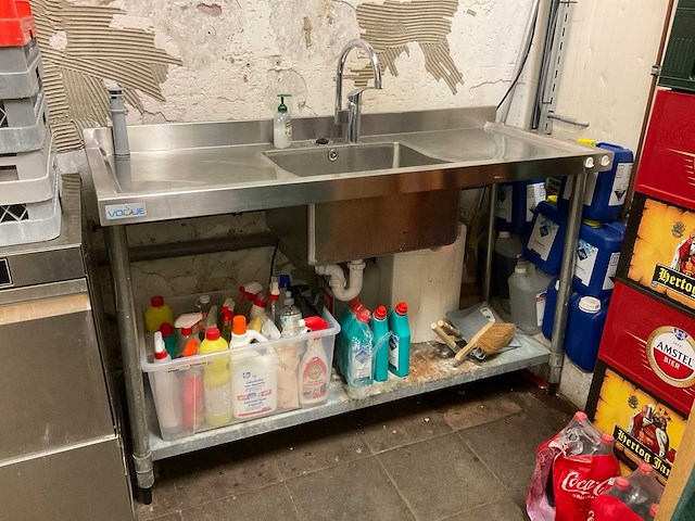 Vogue rvs spoeltafel met onderschap - afbeelding 5 van  6