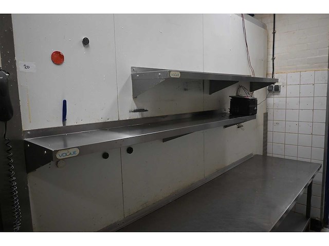 Vogue rvs wandschap (2x) - afbeelding 1 van  3