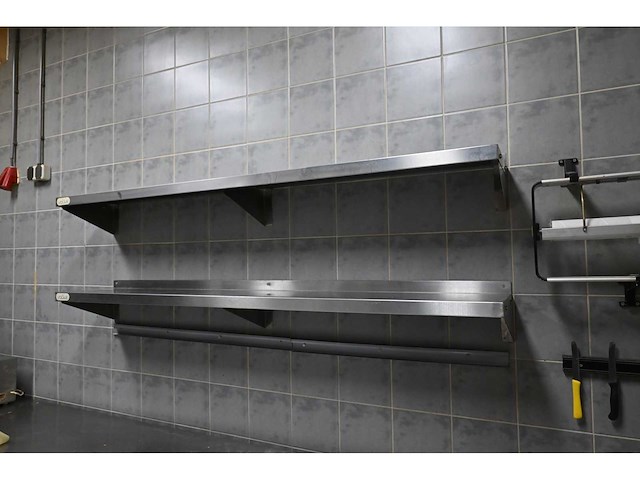 Vogue rvs wandschap (2x) - afbeelding 1 van  3