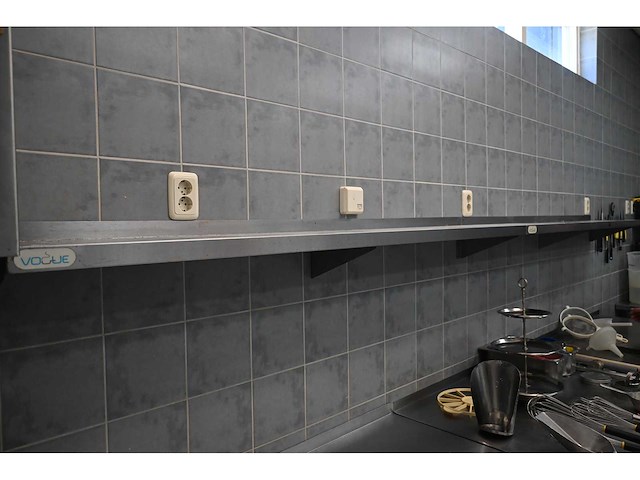 Vogue rvs wandschap (2x) - afbeelding 1 van  4