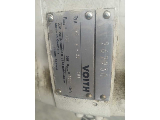 Voith - iph4-20 101 - hydrauliek pomp - afbeelding 4 van  4