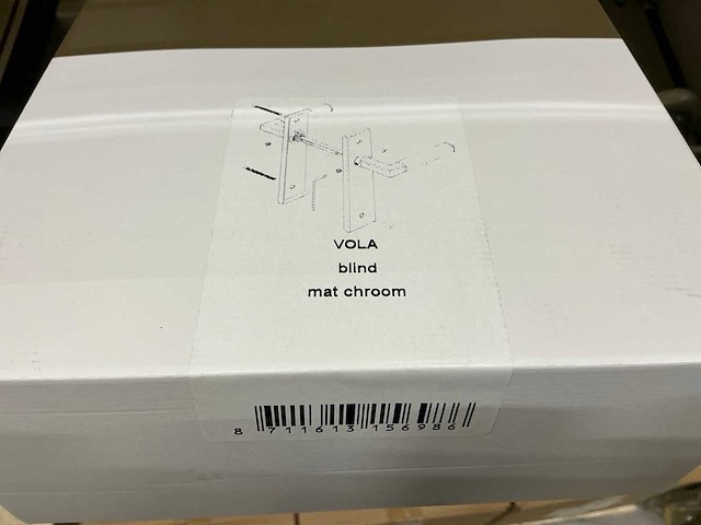 Vola blind deurbeslag (25x) - afbeelding 1 van  1