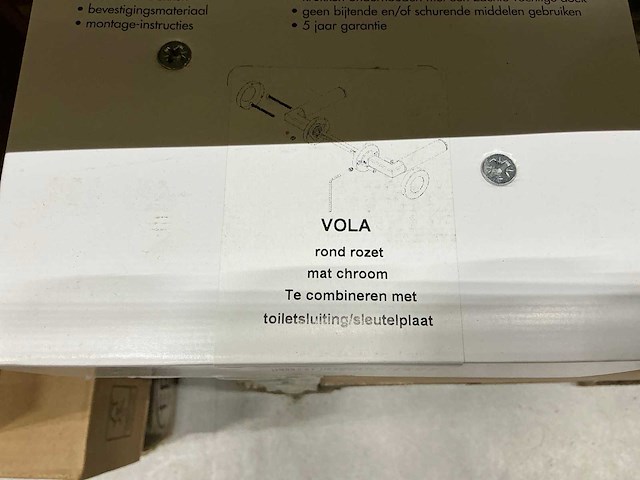 Vola rond rozet deurbeslag (14x) - afbeelding 3 van  3