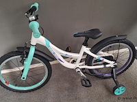 Volare aluminium kinderfiets | model glamour |18 inch | kleur wit - afbeelding 2 van  5