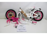 Volare ashley kinderfiets meisjes 14 inch wit - afbeelding 2 van  3