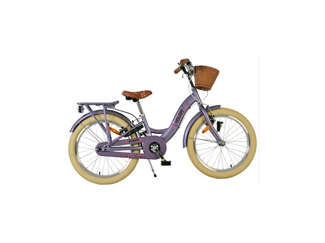 Volare blossom kinderfiets meisjes 20 inch paars twee handremmen - afbeelding 2 van  3