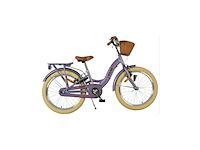 Volare blossom kinderfiets meisjes 20 inch paars twee handremmen - afbeelding 2 van  3