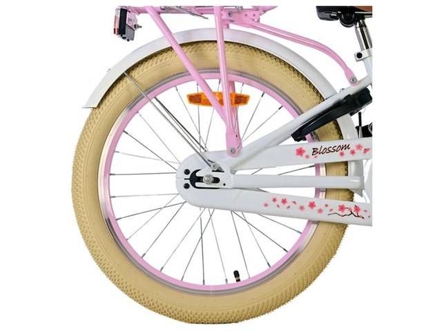 Volare blossom kinderfiets meisjes 20 inch wit - afbeelding 2 van  4