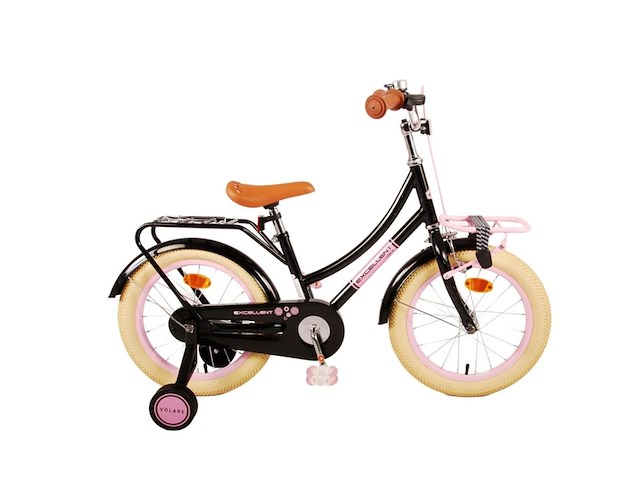 Volare excellent kinderfiets meisjes 16 inch zwart 95% afgemonteerd - afbeelding 1 van  2