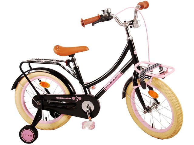 Volare excellent kinderfiets meisjes 16 inch zwart 95% afgemonteerd - afbeelding 2 van  2