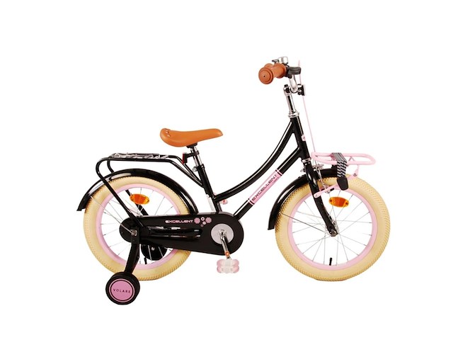 Volare excellent kinderfiets meisjes 16 inch zwart - afbeelding 1 van  1