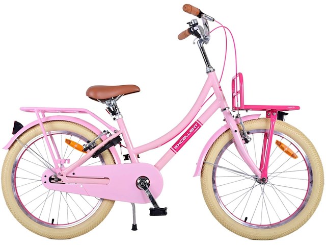 Volare excellent kinderfiets meisjes 20 inch roze twee handremmen - afbeelding 2 van  6