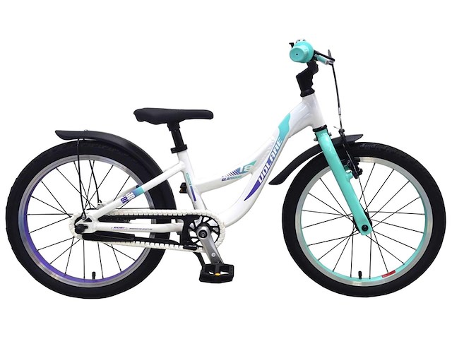 Volare glamour kinderfiets meisjes 18 inch parelmoer mint groen - afbeelding 1 van  4