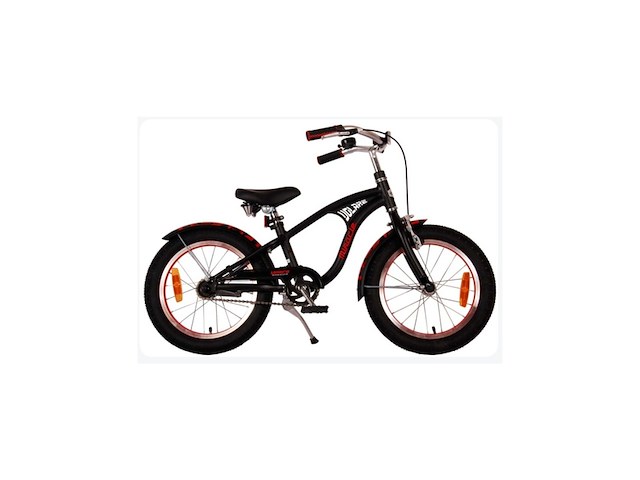 Volare miracle cruiser kinderfiets jongens 16 inch mat zwart - afbeelding 1 van  1