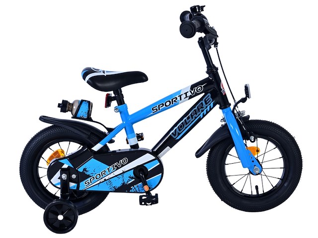 Volare sportivo kinderfiets blauw 12 inch - afbeelding 3 van  6
