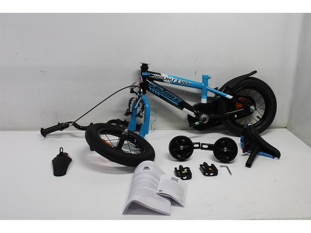 Volare sportivo kinderfiets blauw 12 inch - afbeelding 5 van  6