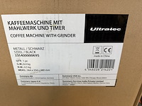 Volautomatische koffiemachine met maalwerk en timerfunctie ultratec - afbeelding 4 van  4