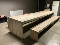 Volhout tuintafel - afbeelding 2 van  3