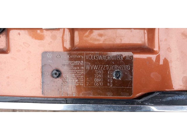 Volkswagen - 1982 - golf - 2.8 vr6 - personenauto - afbeelding 10 van  22