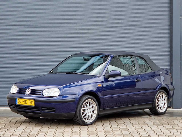Volkswagen - 1999 - golf cabriolet - 59500km - 1.8 trendline - 02-hk-dd - afbeelding 1 van  22