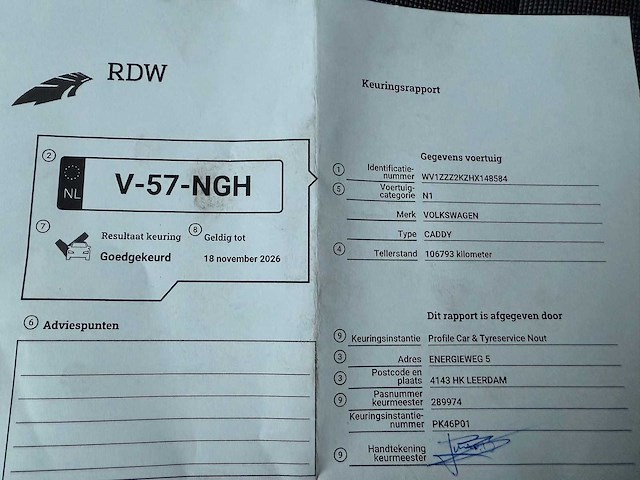 Volkswagen - easyline benzine 1.2 tsi l1h1 - caddy - bestelwagen - afbeelding 8 van  16