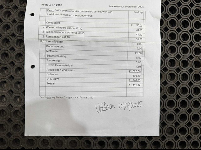 Volkswagen - kever - 1300 - oldtimer - 1969 - afbeelding 20 van  35