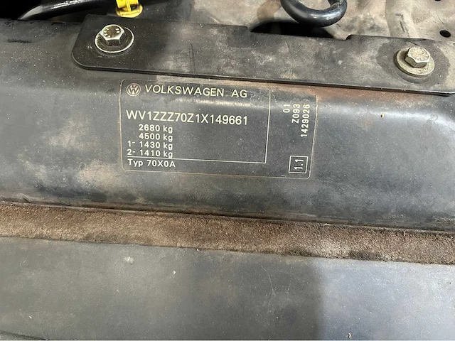 Volkswagen - transporter - 2.5 tdi 292 - bedrijfswagen - 2001 - afbeelding 9 van  26