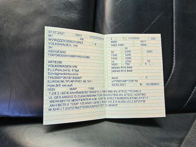 Volkswagen arteon 1.4 tsi ehybrid phev r-line 218pk automaat 2021 - afbeelding 8 van  19