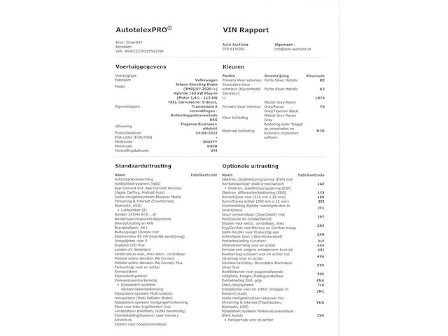 Volkswagen arteon shooting brake 1.4 tsi ehybrid elegance 218pk automaat 2022 - afbeelding 7 van  19