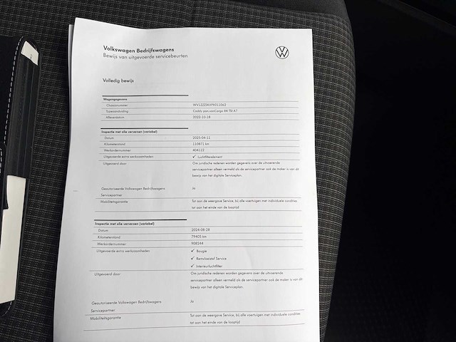 Volkswagen caddy cargo 1.5 tsi style bedrijfswagen - afbeelding 116 van  122