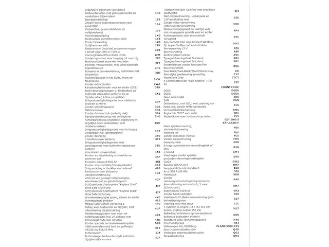 Volkswagen golf 1.4 ehybrid 204pk automaat 2022 - afbeelding 34 van  35