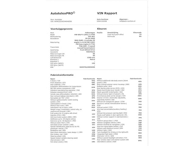 Volkswagen golf 1.4 fsi 2004, 42-nz-lk - afbeelding 15 van  24