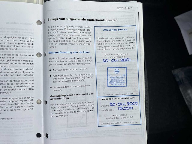 Volkswagen golf 1.6-16v trendline 2001 | 83-gx-vl - afbeelding 20 van  25