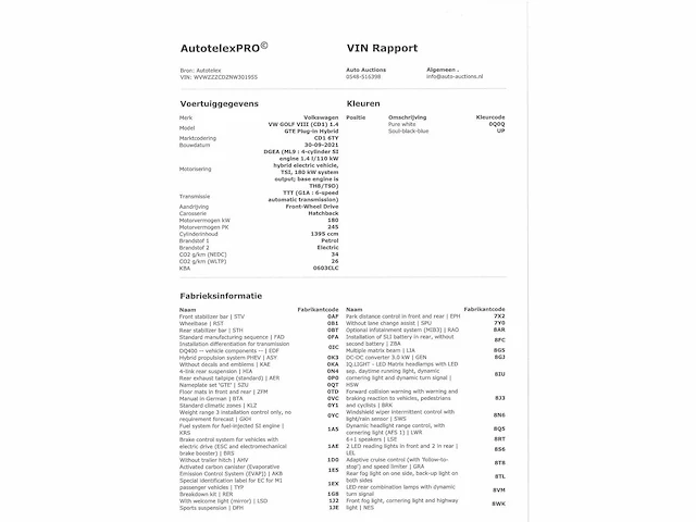 Volkswagen golf gte 1.4 ehybrid phev 245pk automaat 2021, gvv-80-g - afbeelding 27 van  36