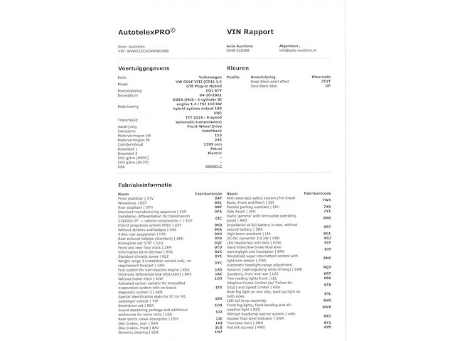 Volkswagen golf gte 1.4 ehybrid phev 245pk automaat 2021 - afbeelding 6 van  16