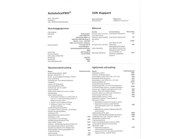 Volkswagen golf gte 1.4 ehybrid phev 245pk automaat 2022 - afbeelding 7 van  21