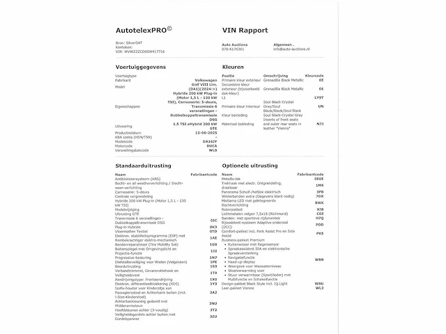 Volkswagen golf gte 1.5 ehybrid 272pk automaat 2026 garantie 2031 - afbeelding 20 van  35