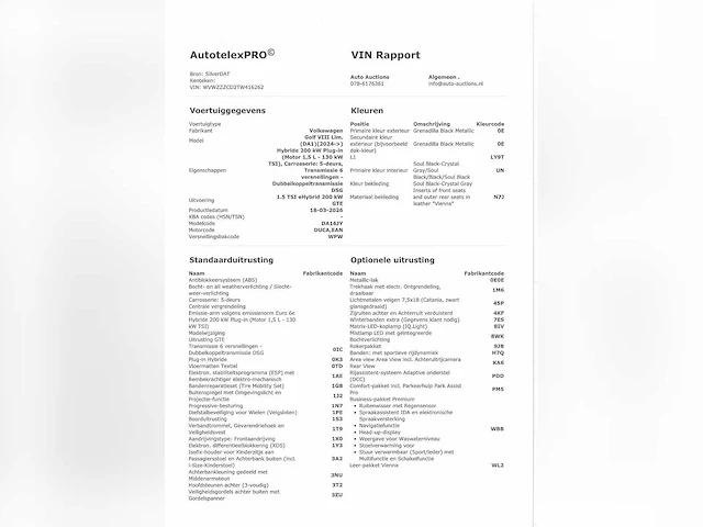 Volkswagen golf gte 1.5 ehybrid phev 272pk automaat 2026 garantie 2031 hybride benzine - afbeelding 19 van  35