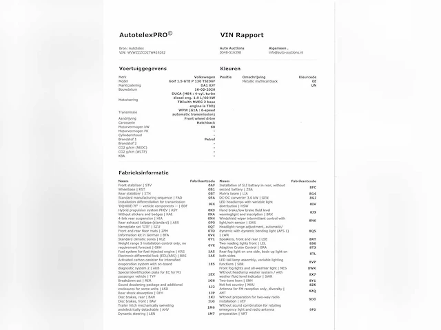 Volkswagen golf gte 1.5 ehybrid phev 272pk automaat 2026 garantie 2031 hybride benzine - afbeelding 24 van  35