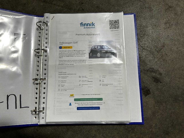 Volkswagen golf iii 2.8 vr6 174pk 1994, 80-dt-nl - afbeelding 30 van  56